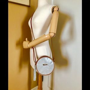 Valentina Beige Suede Crossbody bag Italy